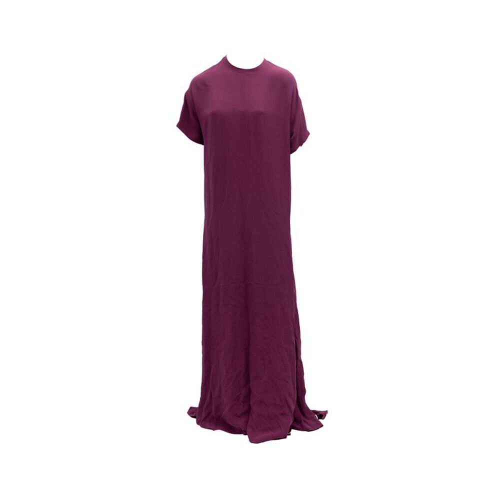 Valentino Garavani Burgundy Maxi Women's Dress